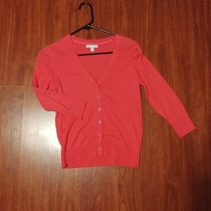 Pink Cardigan Sweater